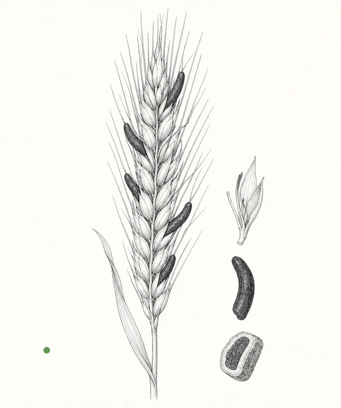 Editorial botanical source image for Ergolines.